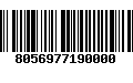 Código de Barras 8056977190000