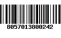 Código de Barras 8057013800242