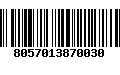 Código de Barras 8057013870030