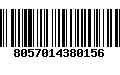 Código de Barras 8057014380156