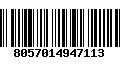Código de Barras 8057014947113