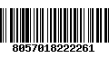 Código de Barras 8057018222261