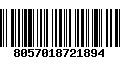 Código de Barras 8057018721894