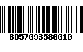 Código de Barras 8057093580010