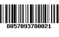 Código de Barras 8057093780021