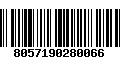 Código de Barras 8057190280066