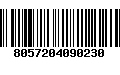 Código de Barras 8057204090230