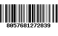 Código de Barras 8057681272839