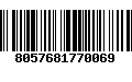 Código de Barras 8057681770069