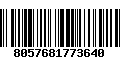Código de Barras 8057681773640