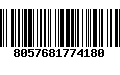 Código de Barras 8057681774180