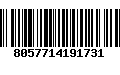 Código de Barras 8057714191731
