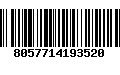 Código de Barras 8057714193520