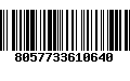 Código de Barras 8057733610640