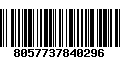 Código de Barras 8057737840296
