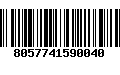 Código de Barras 8057741590040