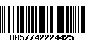 Código de Barras 8057742224425