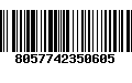 Código de Barras 8057742350605