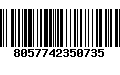 Código de Barras 8057742350735
