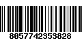 Código de Barras 8057742353828