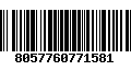 Código de Barras 8057760771581