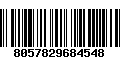 Código de Barras 8057829684548