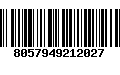 Código de Barras 8057949212027