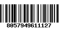 Código de Barras 8057949611127