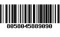 Código de Barras 8058045889090