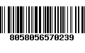 Código de Barras 8058056570239