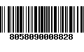 Código de Barras 8058090008828