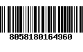 Código de Barras 8058180164960