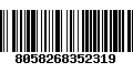 Código de Barras 8058268352319