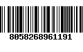 Código de Barras 8058268961191