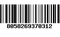 Código de Barras 8058269370312