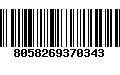 Código de Barras 8058269370343