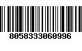 Código de Barras 8058333060996