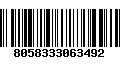 Código de Barras 8058333063492