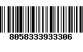 Código de Barras 8058333933306