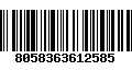 Código de Barras 8058363612585