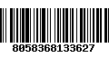 Código de Barras 8058368133627