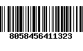 Código de Barras 8058456411323