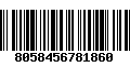 Código de Barras 8058456781860