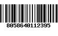 Código de Barras 8058640112395