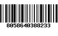 Código de Barras 8058640388233