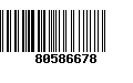 Código de Barras 80586678