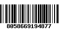 Código de Barras 8058669194877