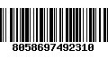 Código de Barras 8058697492310