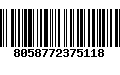 Código de Barras 8058772375118