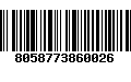 Código de Barras 8058773860026